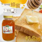 ふるさと納税 岡谷市 信州産蜂蜜 百花 1.2kg
