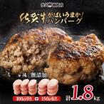 ふるさと納税 小城市 佐賀県産　特製無添加　佐賀牛ハンバーグセット　(100g×9&150g×6　計1.8kg)(小城市)