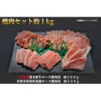 ふるさと納税 井原市 焼肉セット1kg(4〜5人用)A5等級 黒毛和牛ロース約500gと豚ロース約500g 岡山県産