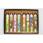 手描き花ろうそく12cm 8本入