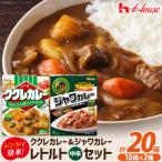 ハウス ククレカレー中辛&ジャワカレー中辛 各10個