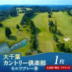 大千葉カントリー倶楽部 1R セルフプレー券 1枚