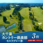 大千葉カントリー倶楽部 1R セルフプレー券 3枚