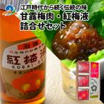 南 江戸時代から続く伝統の味 甘露梅肉 紅梅液