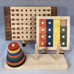 木のおもちゃ 脳トレパズル&ゲームセット3A