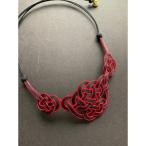 水引 結ネックレス red マグネット式