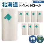 ふるさと納税 苫小牧市 紙のまち 苫小牧 ネピア 北海道トイレットロール(シングル)12ロール入り×8パック