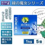 緑の魔女ランドリーパウダー1kg×5個セット