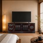 仙台箪笥 四 五尺テレビボード 拭き漆塗り