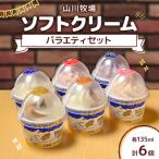 山川牧場ソフトクリームバラエティセット6個入り
