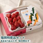 福岡産あまおう&amp;ふくや味の明太子200g