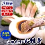 魚貝類 山陰のお刺身魚3点詰合せ ノドグロ