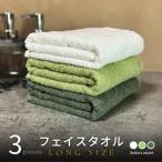 ふるさと納税 泉佐野市 ノーブルロングタオル(グリーン系3枚) 　バスタオル兼用　G3231