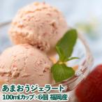 こだわり 福岡産あまおうジェラート100ml×6個
