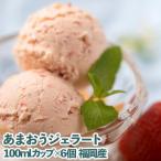 こだわり 福岡産あまおうジェラート100ml×6個