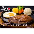 KINJO BEEF手ごねハンバーグステーキ 200g×3P