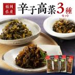 辛子高菜3種セット