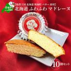 ふるさと納税 別海町 北海道 ふわふわ マドレーヌ (10個入) 【酪農王国 北海道 別海町 バター 使用】