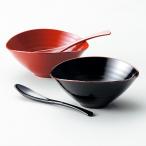 越前塗 くつろぎ鉢ペア スプーンセット 朱