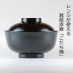 レンジが使える漆塗りのお椀 越前漆器こだち椀