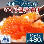 ふるさと納税 網走市 厳選いくら醤油漬け80g×6瓶セット