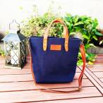 倉敷産帆布×本革 2way ショルダーバッグタグ