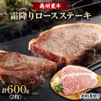 南州黒牛霜降りロースステーキ 300g×2枚