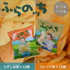 ふるさと納税 南富良野町 北海道ふらの産 ポテトチップス ふらのっち【うすしお味・コンソメ味 各12袋】計24袋