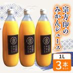 宗方印のみかんジュース 3本セット