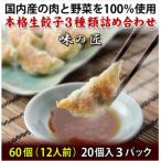 餃子 3種類 詰め合わせ 計60個