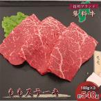 ふるさと納税 御代田町 【牛肉ももステーキ】信州蓼科牛の厳選部位を540g(180g×3枚)御代田町古越牧場産