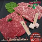 ふるさと納税 御代田町 【牛肉ロースステーキセット】信州蓼科牛の厳選部位を760g(ももロース)御代田町古越牧場産