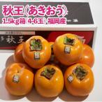 福岡産ブランド柿 秋王4-6玉 約1.5kg