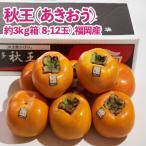 福岡産ブランド柿 秋王8-12玉 約3kg