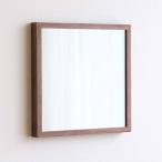 の家具 ミラー サノ 42*42 ウォールナット