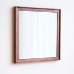 の家具 ミラー ヴァーレ 56*56 ウォールナット