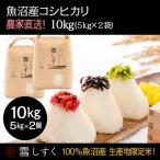 令和8年産 魚沼産コシヒカリ 雪しずく 精米5kg×2袋