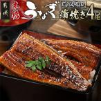 ふるさと納税 都城市 職人手焼きの本格うなぎ蒲焼き4尾