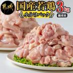ふるさと納税 都城市 国産若鶏3kgセット 小分けパック!カット済み!