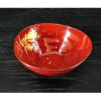 フリーボウル 古代塗り金箔本朱
