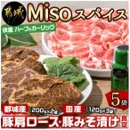 体に優しいMisoスパイスと豚肩ロース400g