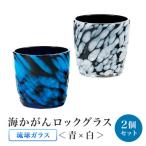 渋カッコイイ 海かがんロックグラス2個セット