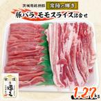 銘柄豚 常陸の輝き 豚バラ モモスライス詰合せ