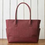 azzuni馬革トートバッグ レッド AZ060
