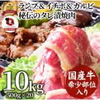 ランプ&イチボ&カルビ 希少部位 MIX焼肉10kg 500g×20