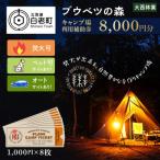 キャンプ場 利用補助券 ブウベツの森 3000円分