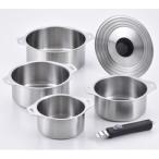 ふるさと納税 燕市 燕三IH対応ハンドル着脱式鍋4点セット EM-031