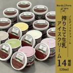 ふるさと納税 遠軽町 搾りたて生乳アイスクリーム (14種類) 120ml×各1個 合計14個