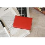 ふるさと納税 神戸市 FOOTANブランド 本革名刺入れ 【ワインレッド】