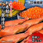 ふるさと納税 宮古市 新巻鮭6切といくら醤油漬け80g×2パック